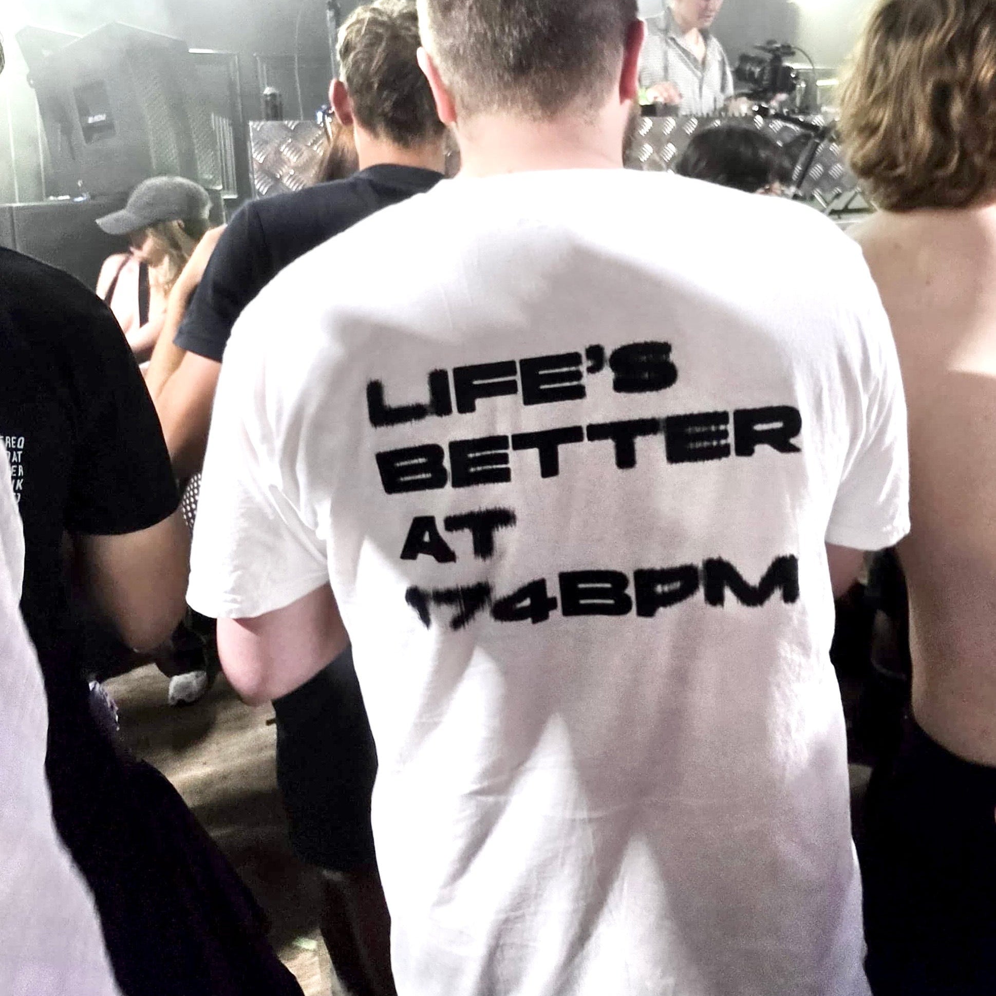 'Life's Better At 174BPM' Distressed T-Shirt